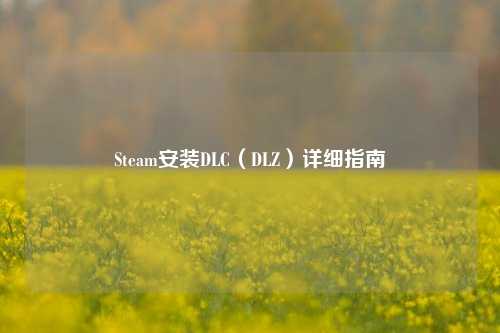 Steam安装DLC（DLZ）详细指南