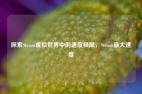 探索Steam虚拟世界中的速度极限，Steam最大速度