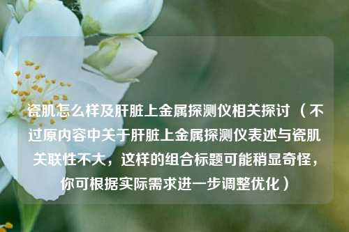 瓷肌怎么样及肝脏上金属探测仪相关探讨 (不过原内容中关于肝脏上金属探测仪表述与瓷肌关联性不大,这样的组合标题可能稍显奇怪,你可根据实际需求进一步调整优化)