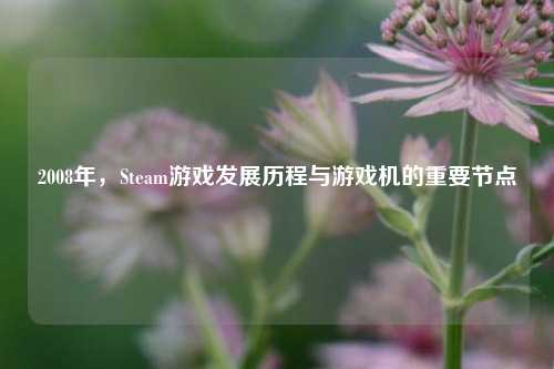 2008年,Steam游戏发展历程与游戏机的重要节点