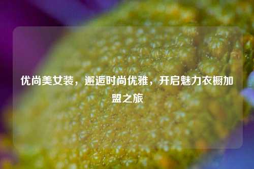 优尚美女装,邂逅时尚优雅,开启魅力衣橱加盟之旅