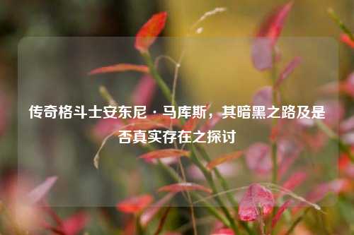 传奇格斗士安东尼·马库斯,其暗黑之路及是否真实存在之探讨