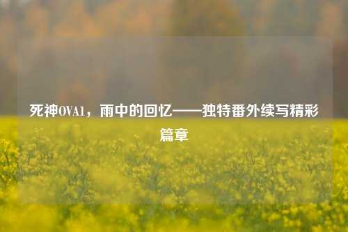 死神OVA1,雨中的回忆——独特番外续写精彩篇章