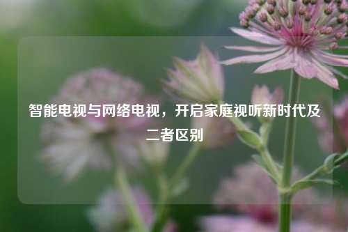智能电视与网络电视,开启家庭视听新时代及二者区别