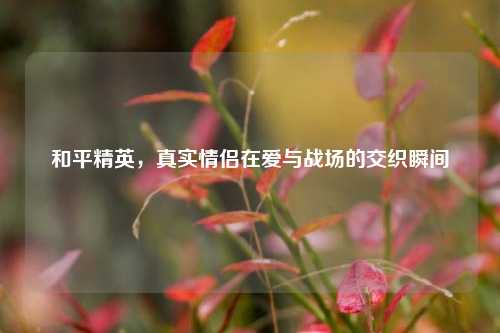 和平精英,真实情侣在爱与战场的交织瞬间