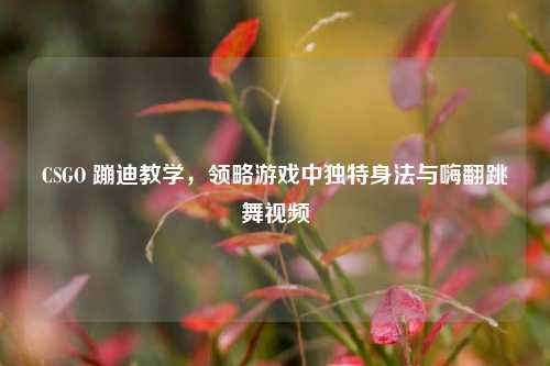 CSGO 蹦迪教学，领略游戏中独特身法与嗨翻跳舞视频