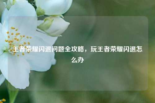 王者荣耀闪退问题全攻略，玩王者荣耀闪退怎么办