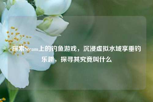 探索Steam上的钓鱼游戏，沉浸虚拟水域享垂钓乐趣，探寻其究竟叫什么