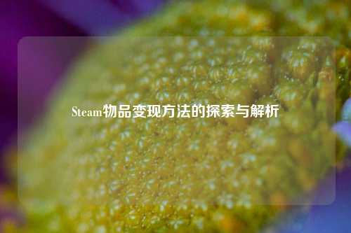 Steam物品变现方法的探索与解析