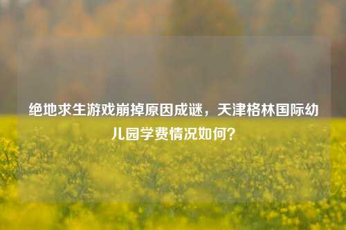 绝地求生游戏崩掉原因成谜，天津格林国际幼儿园学费情况如何？