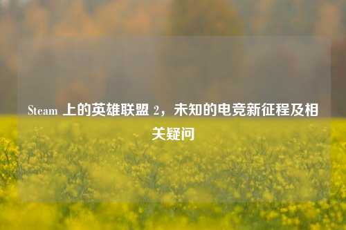 Steam 上的英雄联盟 2,未知的电竞新征程及相关疑问