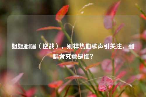 姐姐翻唱〈逆战〉，别样热血歌声引关注，翻唱者究竟是谁？