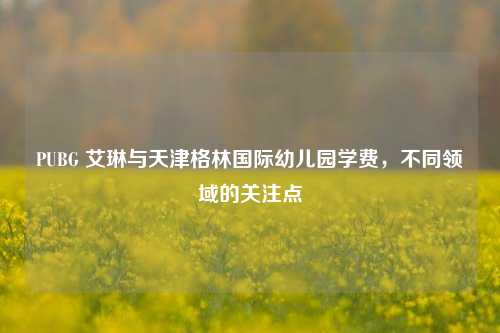 PUBG 艾琳与天津格林国际幼儿园学费，不同领域的关注点
