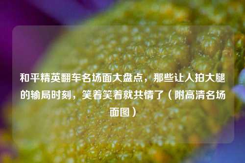 和平精英翻车名场面大盘点,那些让人拍大腿的输局时刻,笑着笑着就共情了(附高清名场面图)