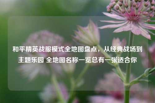 和平精英战服模式全地图盘点,从经典战场到主题乐园 全地图名称一览总有一张适合你