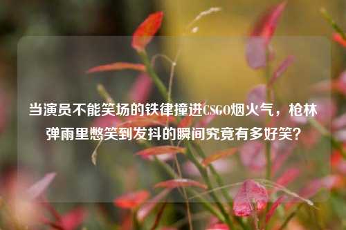 当演员不能笑场的铁律撞进CSGO烟火气,枪林弹雨里憋笑到发抖的瞬间究竟有多好笑?