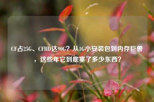 CF占25G、CFHD达90G？从1G小安装包到内存巨兽，这些年它到底塞了多少东西？