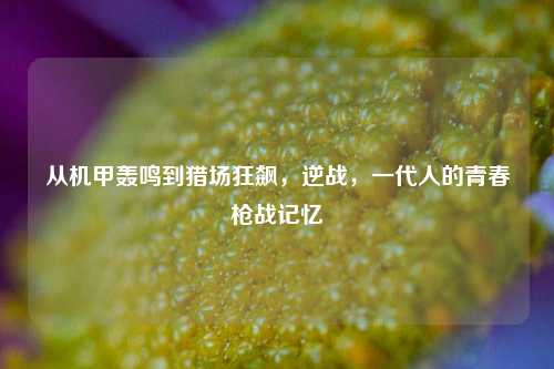 从机甲轰鸣到猎场狂飙,逆战,一代人的青春枪战记忆