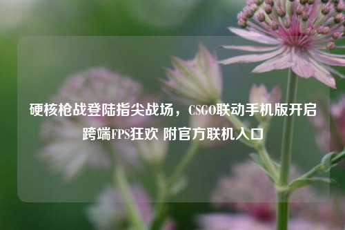 硬核枪战登陆指尖战场,CSGO联动手机版开启跨端FPS狂欢 附官方联机入口