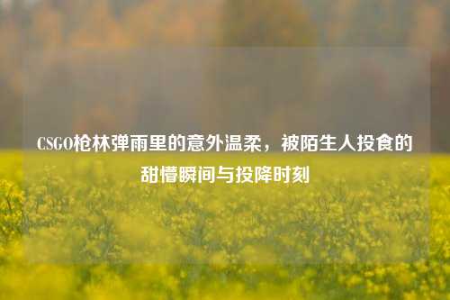 CSGO枪林弹雨里的意外温柔，被陌生人投食的甜懵瞬间与投降时刻